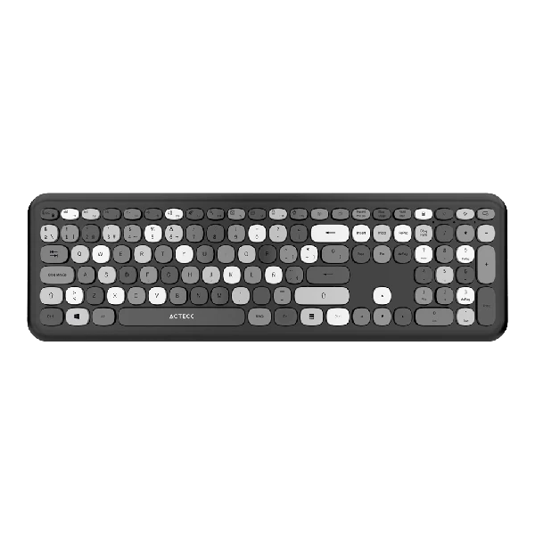 Kit Acteck  Teclado Y Mouse Inalambrico Creator Chic Mk475 / 110 Teclas / Membrana / Raton Optico / Usb 2.4 Ghz / 2 Botones Scroll / Negro / Ac-935166