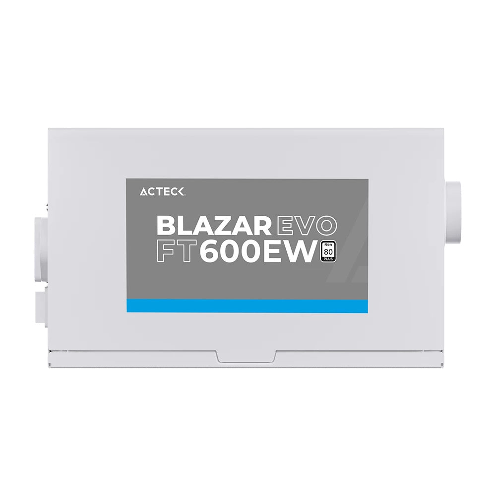 Fuente De Poder Acteck Blazar Evo Ft600ew/ Atx / 600 W / No Modular / Ventilador 120 Mm / Blanco / Es-05003ew