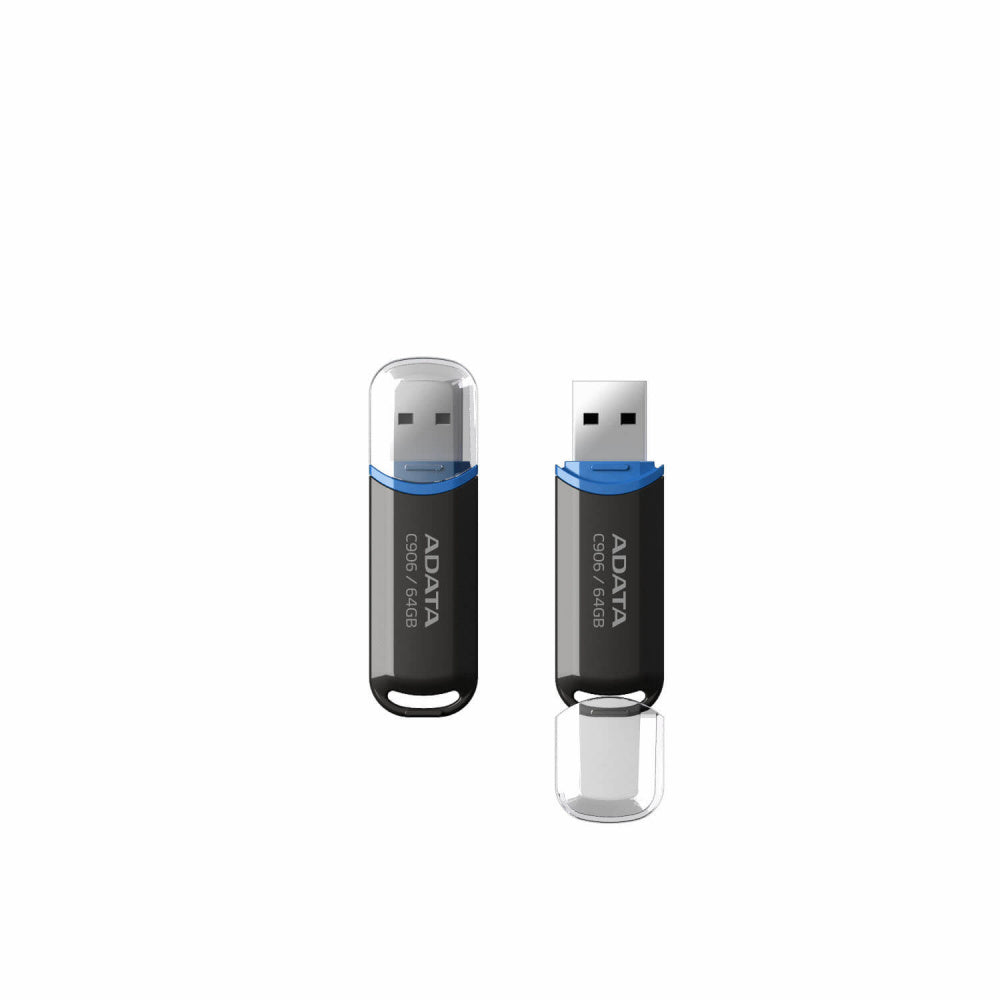 Memoria Adata 64gb Usb 2.0 C906 Negro (ac906-64g-rbk)
