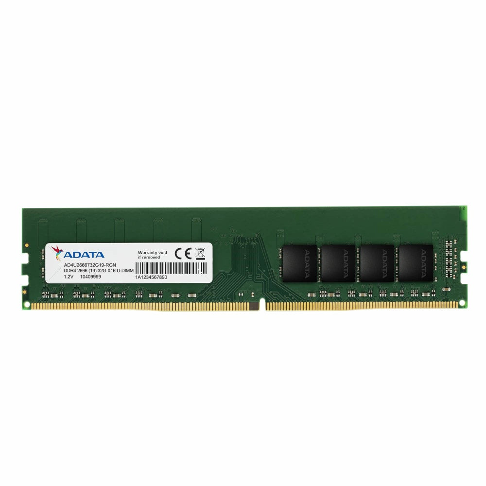 Memoria Adata Udimm Ddr4 8gb Pc4-21300 2666mhz Cl19 288pin 1.2v Pc (ad4u26668g19-sgn)