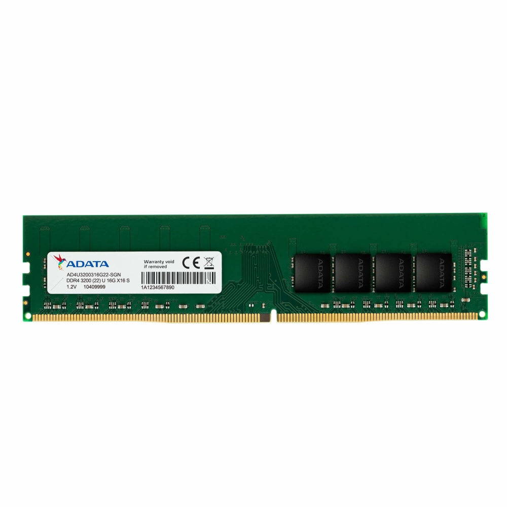 Memoria Adata Udimm Ddr4 16gb Pc4-25600 3200mhz Cl22 288pin 1.2v Pc (ad4u320016g22-sgn)