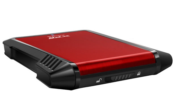 Carcasa Xpg Ex500 Para Discos Duros/ssd 2.5 Pulgadas 7mm/9.5mm Sata3/usb3.2 Case Pc Color Rojo (aex500u3-crd)
