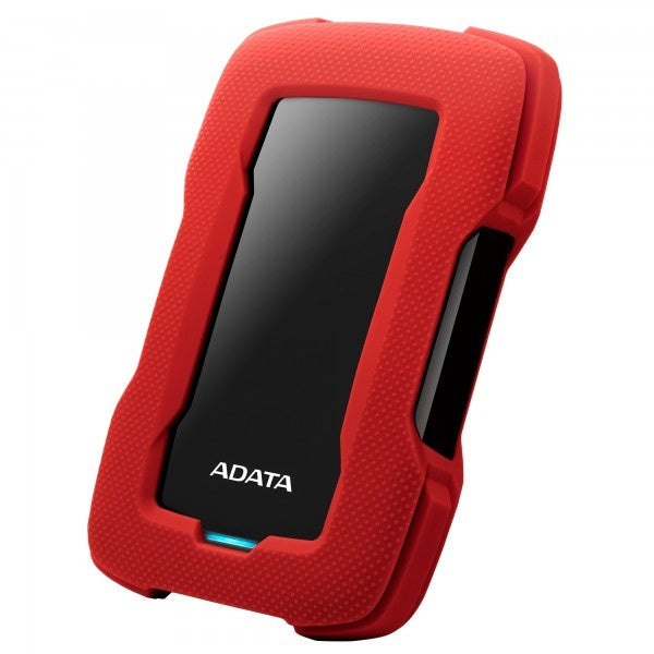 Disco Duro Externo Adata Hd330 1tb Portatil 2.5 Usb 3.2 Windows Mac Linux Contragolpes Slim Color Rojo (ahd330-1tu31-crd)