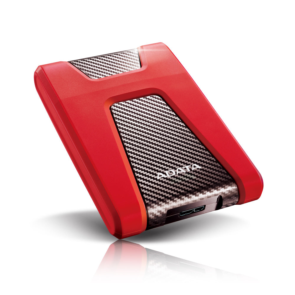 Disco Duro Externo Adata Hd650 1tb Portatil 2.5 Usb 3.2 Windows Mac Linux Contragolpes Color Rojo (ahd650-1tu31-crd)