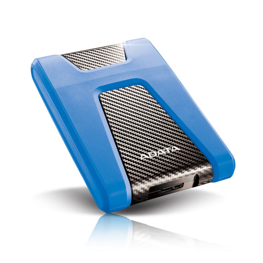 Disco Duro Externo Adata Hd650 2tb Portatil 2.5 Usb 3.2 Windows Mac Linux Contragolpes Color Azul (ahd650-2tu31-cbl)