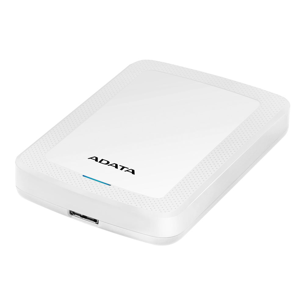 Disco Duro Externo Adata Hv300 1tb Portatil 2.5 Usb 3.2 Windows Mac Linux Dashdrive Slim Color Blanco (ahv300-1tu31-cwh)
