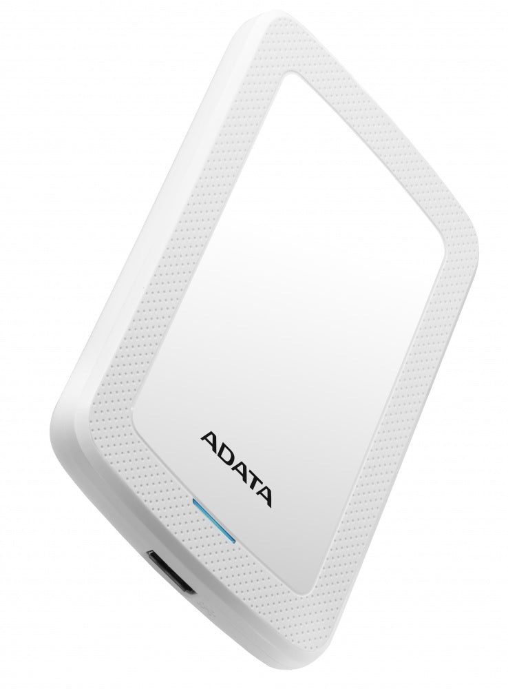 Disco Duro Externo Adata Hv300 1tb Portatil 2.5 Usb 3.2 Windows Mac Linux Dashdrive Slim Color Blanco (ahv300-1tu31-cwh)
