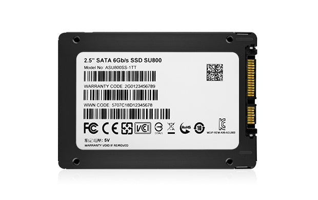 Unidad De Estado Solido Ssd Interno Adata Su800 1tb 2.5 Sata3 Lect. 560 Escrit. 520 Mbs 7mm Pc Laptop Minipc Alto Rendimiento 3dnand (asu800ss-1tt-c)