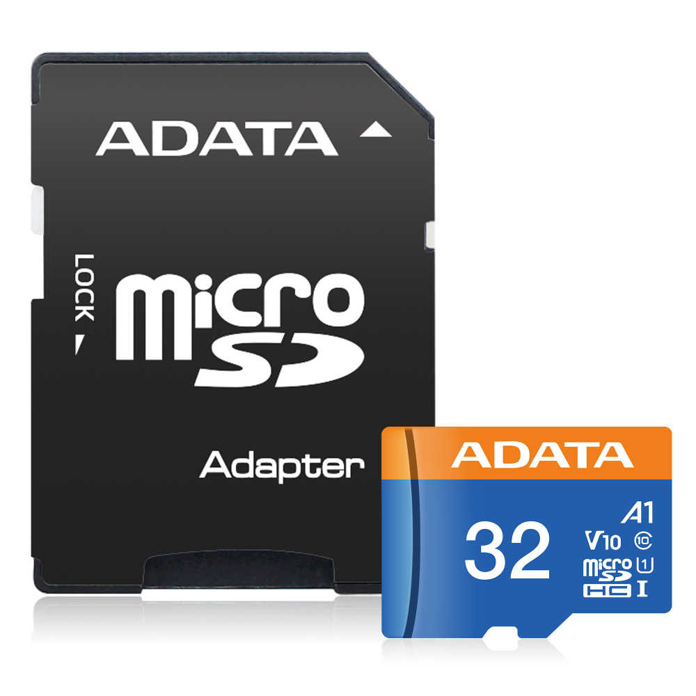 Memoria Adata Micro Sdhc 32gb Uhs-i Clase 10 C/adaptador (ausdh32guicl10-ra1)