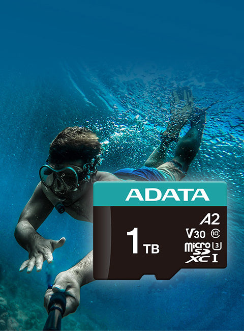 Memoria Adata Micro Sdxc/sdhc 1tb Uhs-i Videovigilancia 24/7 100mb/85mb 4k Clase 10 U3 V30 A2 C/adaptador Ausdx1tui3v30sa2-ra1