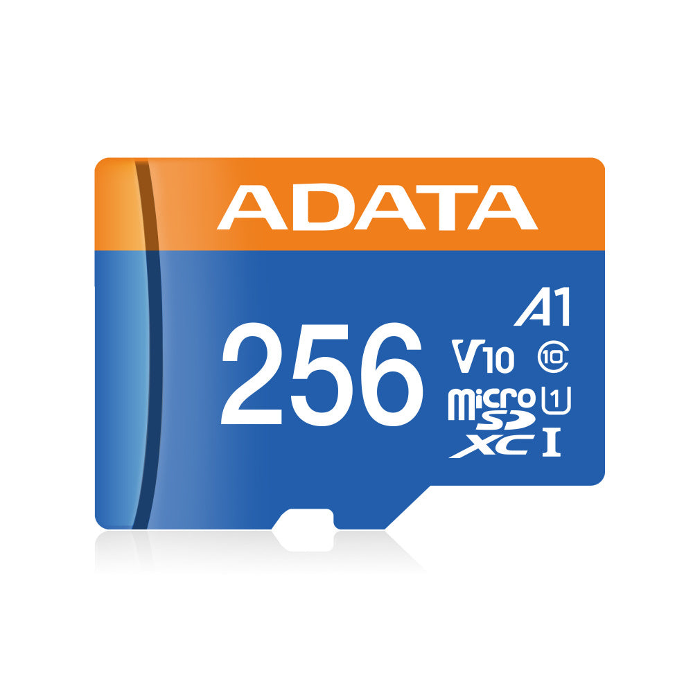Memoria Adata Micro Sdhc/sdxc 256gb Uhs-i 100mb/25mb Clase 10 V10 A1 C/adaptador (ausdx256guicl10a1-ra1)
