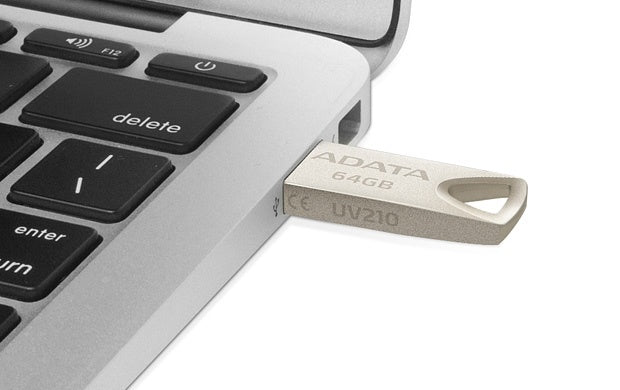 Memoria Adata 64gb Usb 2.0 Uv210 Metalica (auv210-64g-rgd)