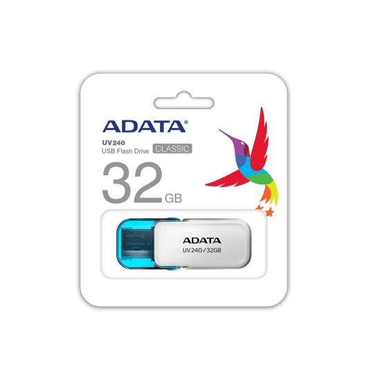 Memoria Adata 32gb Usb 2.0 Uv240 Blanco ( Auv240-32g-rwh)