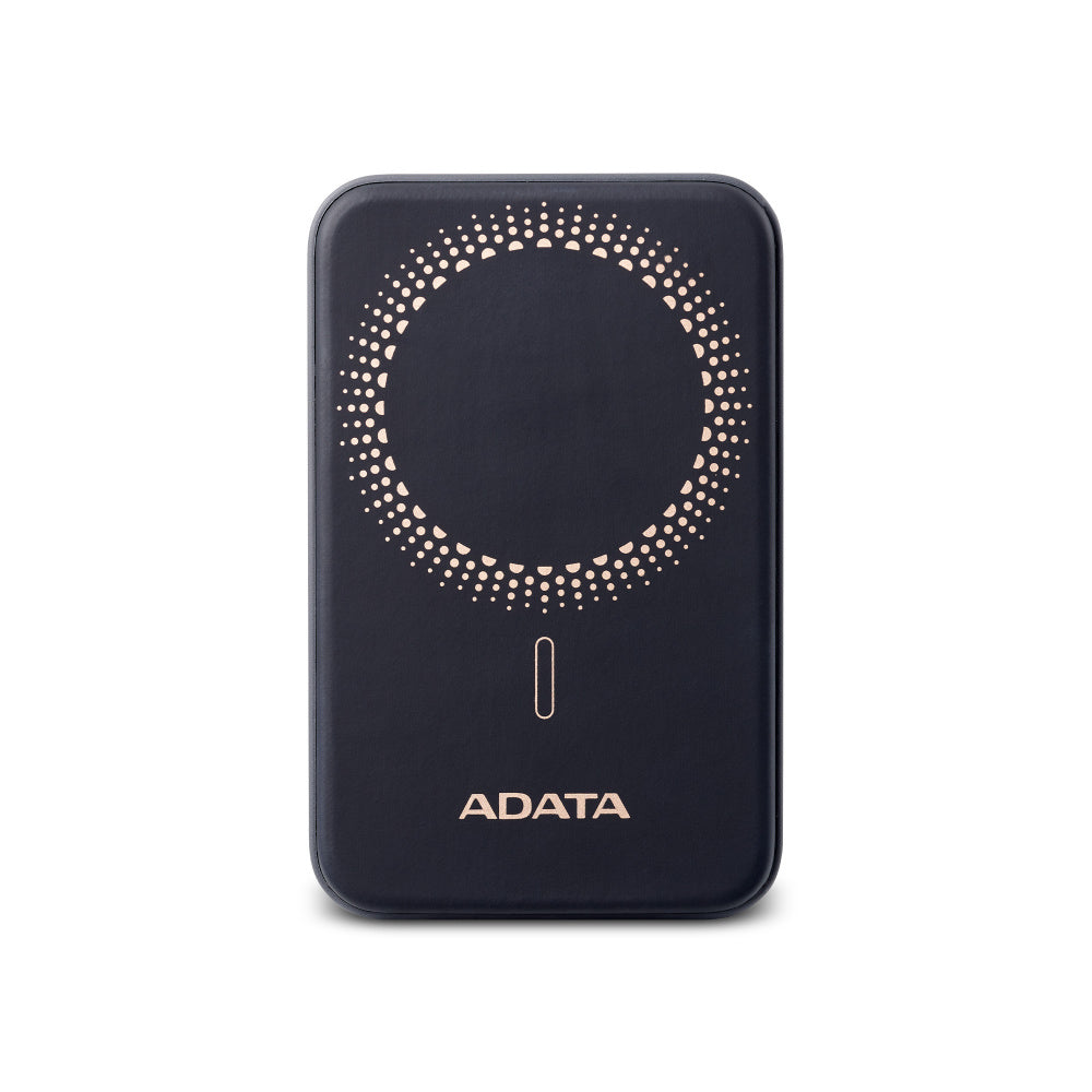 Bateria De Respaldo Adata Power Bank MagnÉtico Pr100 10000 Mah / Usb-c / Carga InalÁmbrica / Negro (pr100-12bk)