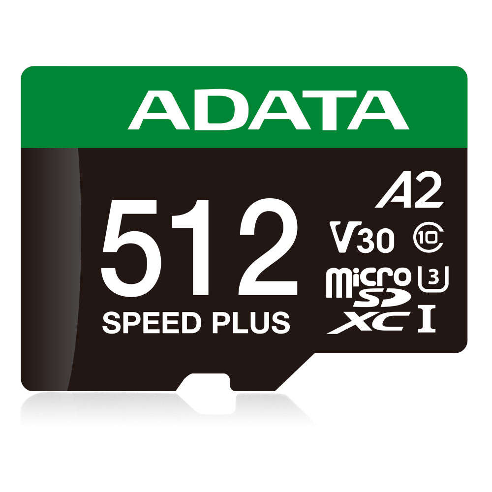 Memoria Adata Microsdxc Speed Plus 512gb Cl10 Con Adaptador (ud512gui3v30a2sp-ra1)