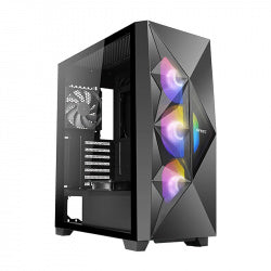 Gabinete Antec DF800 Flux, Midi-Tower, ATX/Micro-ATX/Mini-ITX, USB 3.0, sin Fuente, 5 Ventiladores Instalados, Negro