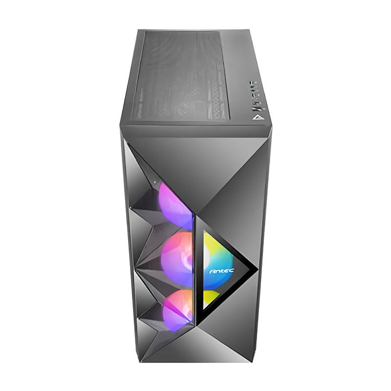 Gabinete Antec DF800 Flux, Midi-Tower, ATX/Micro-ATX/Mini-ITX, USB 3.0, sin Fuente, 5 Ventiladores Instalados, Negro