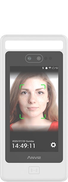 Control De Acceso / Anviz / Facedeep5 / Rostro Con Deteccion De Mascarilla / Rfid / Pin / Ip65 / Wifi / Lan / Crosschex Cloud / 50,000 Usuarios