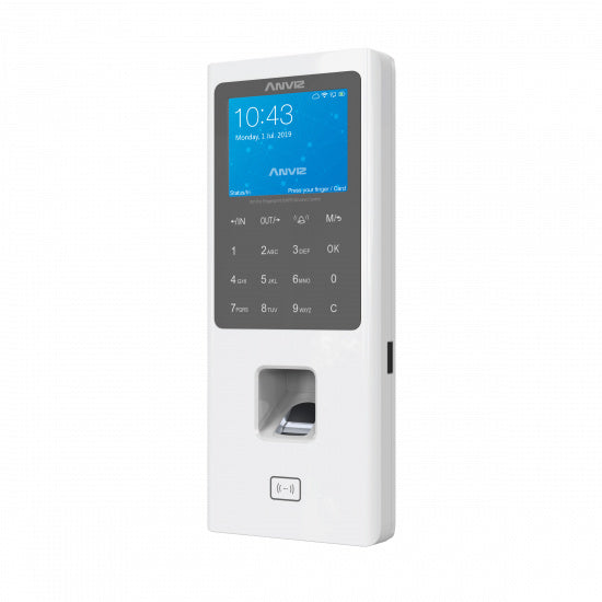 Control De Acceso Y Asistencia / Anviz / An-w2pro-wifi / Huella / Rfid / Pin / Wifi / Lan / Crosschex Cloud / 3,000 Usuarios