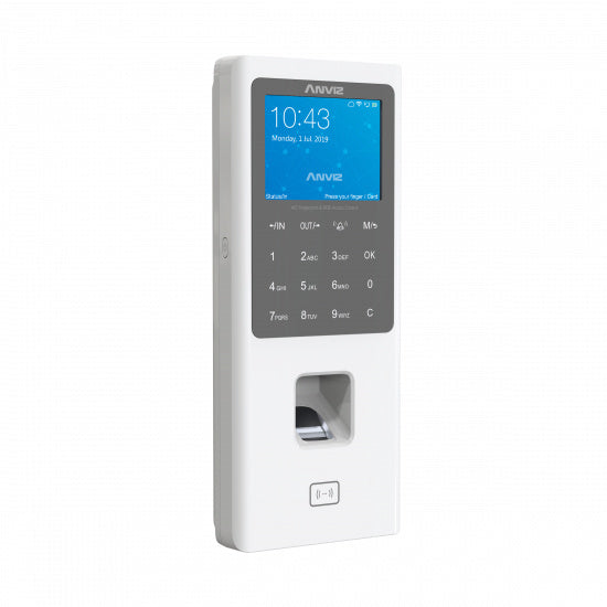 Control De Acceso Y Asistencia / Anviz / An-w2pro-wifi / Huella / Rfid / Pin / Wifi / Lan / Crosschex Cloud / 3,000 Usuarios