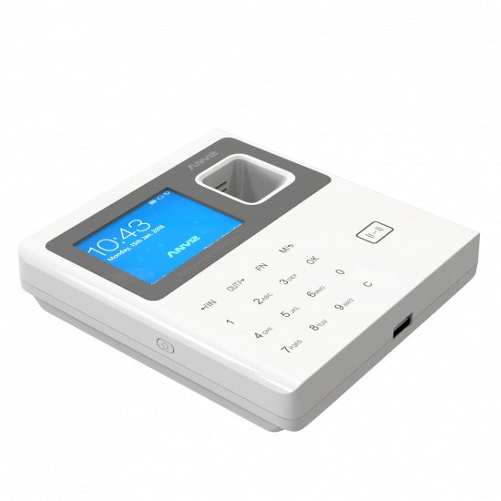 Control De Asistencia / Anviz / W1pro-white / Huella / Pantalla A Color / Servidor En La Nube (cloudclocking) / Conexión De Red Tcp/ip / Wifi / Usb / 3000 Usuarios