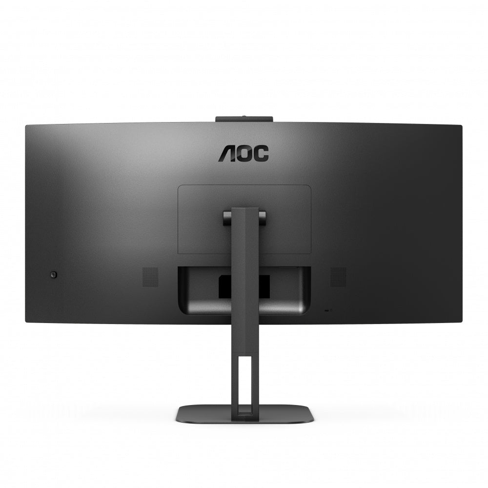 Monitor Curvo Aoc 34 Panel Va / Frecuencia 100hz / T.d.r 4 Ms / Flicker Free / Low Blue Light / Color Negro/ Hdmi / Vga / Displayport / Aspecto 21:9 / Resolucion 3440 X 1440 / Brillo 300 Cd/m2