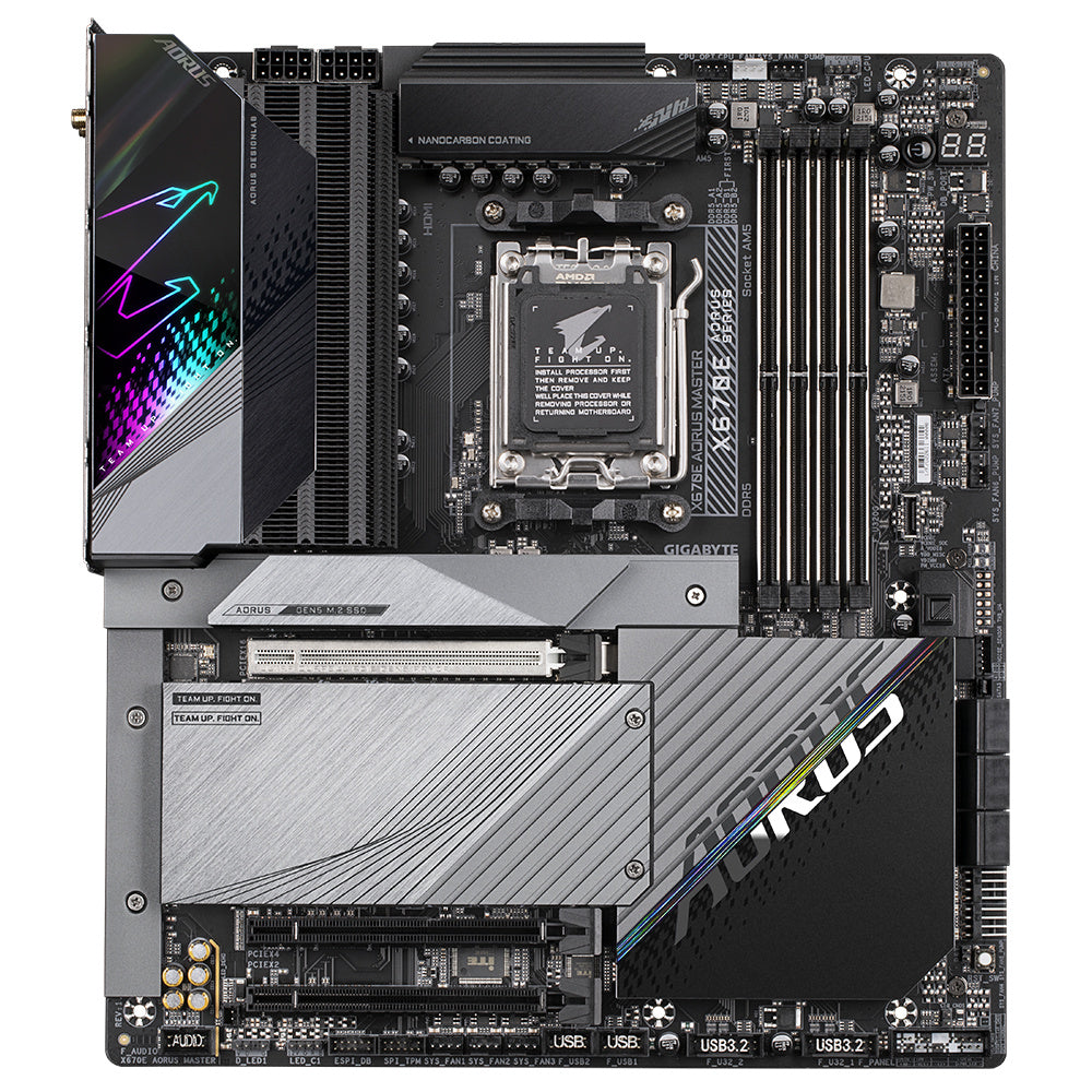 Mb Gigabyte X670e Aorus Master Amd S-am5 7a Gen/4x Ddr5 5200/hdmi/m.2/4x Usb3.2/usb-c/atx/gaming