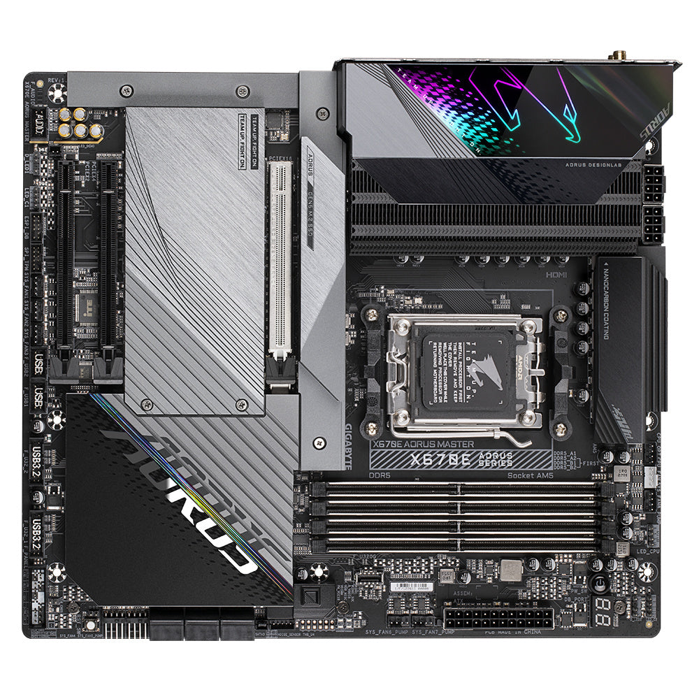 Mb Gigabyte X670e Aorus Master Amd S-am5 7a Gen/4x Ddr5 5200/hdmi/m.2/4x Usb3.2/usb-c/atx/gaming