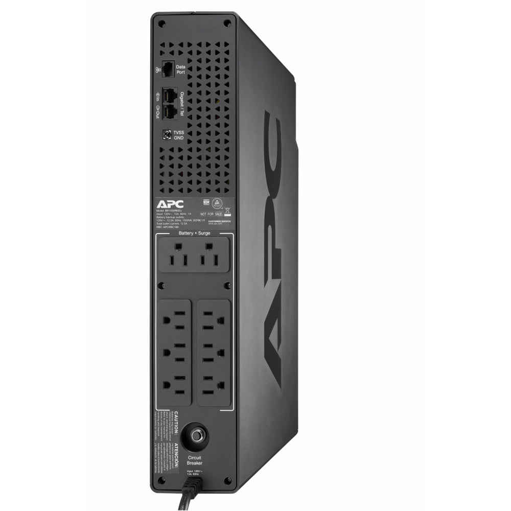 Apc Back-ups Pro, 1500va, 120v, Avr, Lcd, 8 Nema 5-15r,2u Tower Rack Convertible