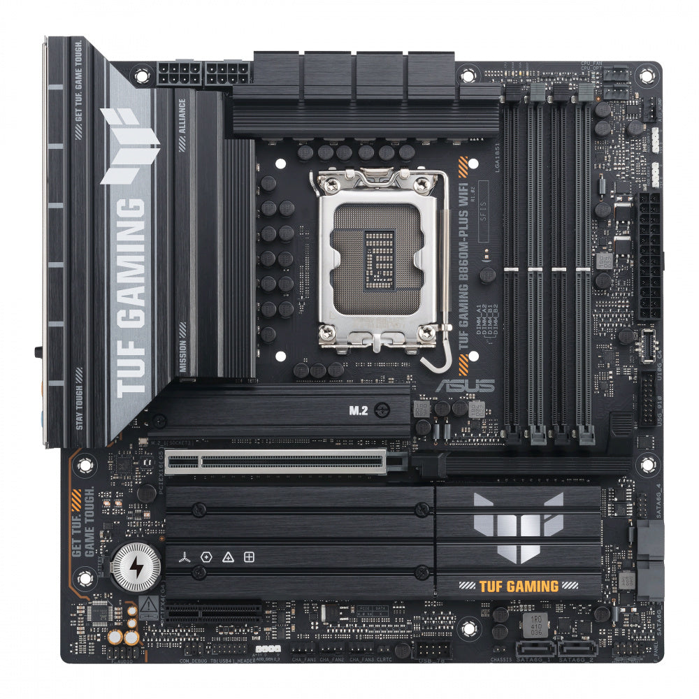 Mb Asus B860 Intel S-1851 Serie 2 /4x Ddr5 8666 /hdmi /dp /dp Tipo-c /6x Usb3.2 /wifi 7 /bluetooth /micro Atx /gama Media /gamer