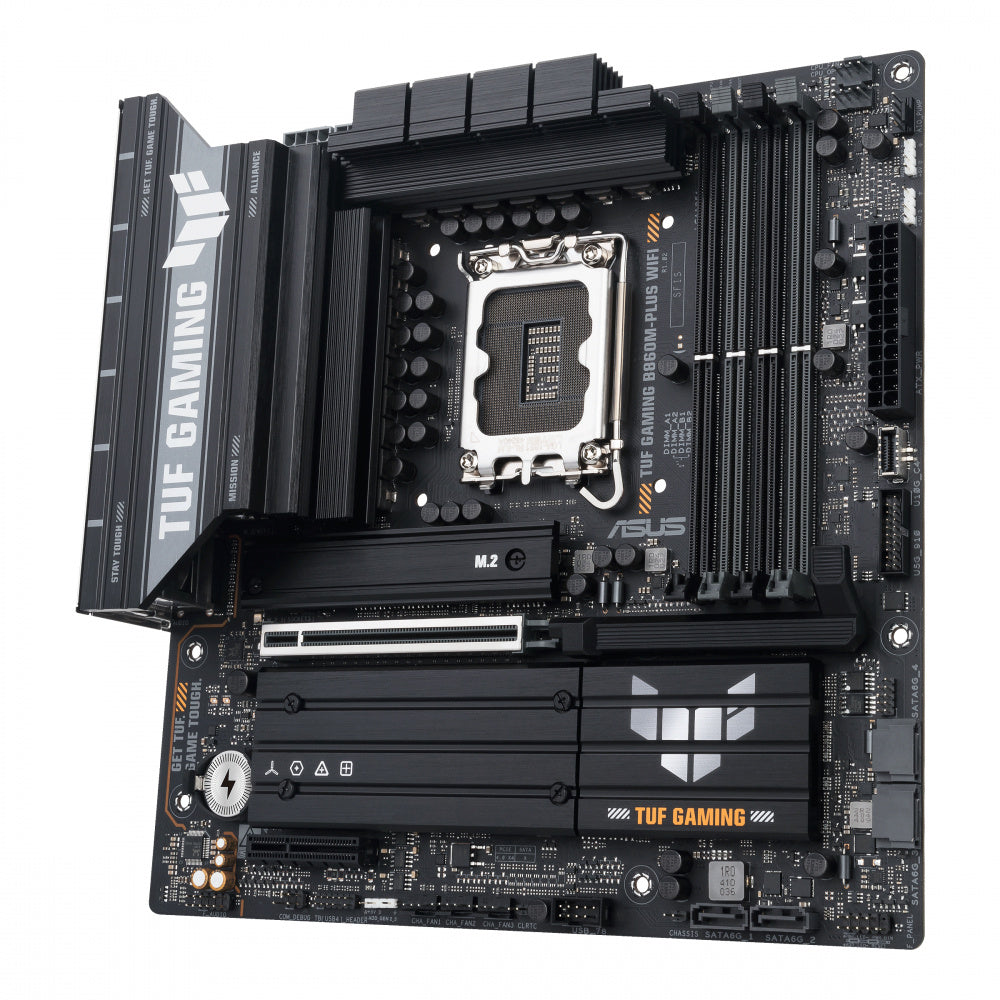 Mb Asus B860 Intel S-1851 Serie 2 /4x Ddr5 8666 /hdmi /dp /dp Tipo-c /6x Usb3.2 /wifi 7 /bluetooth /micro Atx /gama Media /gamer