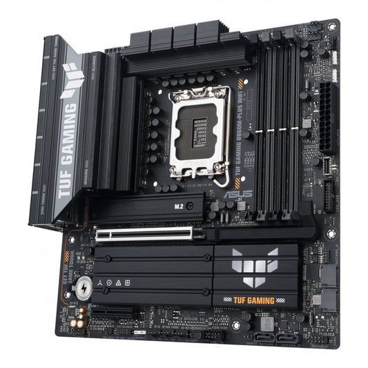 Mb Asus B860 Intel S-1851 Serie 2 /4x Ddr5 8666 /hdmi /dp /dp Tipo-c /6x Usb3.2 /wifi 7 /bluetooth /micro Atx /gama Media /gamer