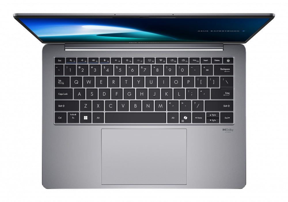 Laptop Asus Expertbook Ia P5405csa, Copilot + Pc, Core Ultra 7 258v Intel Ai Boost Npu Up To 47 Tops, 32gb, 1tb Ssd, 14 Pulgadas Wqxga, Win 11 Pro, Misty Grey, Grado Militar, 1 AÑo De Garantia