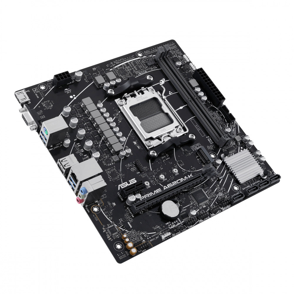 Mb Asus A620 Amd S-am5 9a Gen /2x Ddr5 5200 /hdmi /vga /m.2 /4x Usb 3.2 /micro Atx /gama Basica
