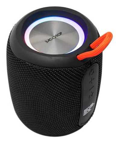Bocina Bluetooth Backdrop Bd92 Negra / 5w / Aux / Radio Fm/ Micro Sd Card/usb