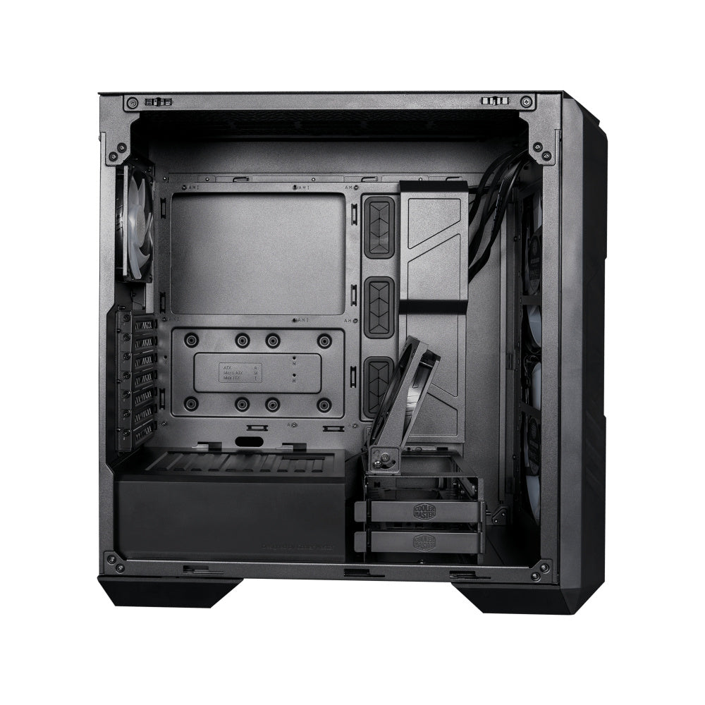 Gabinete Cooler Master Masterbox Haf 500/ Negro/midi Tower/micro-atx/ventana Argb.
