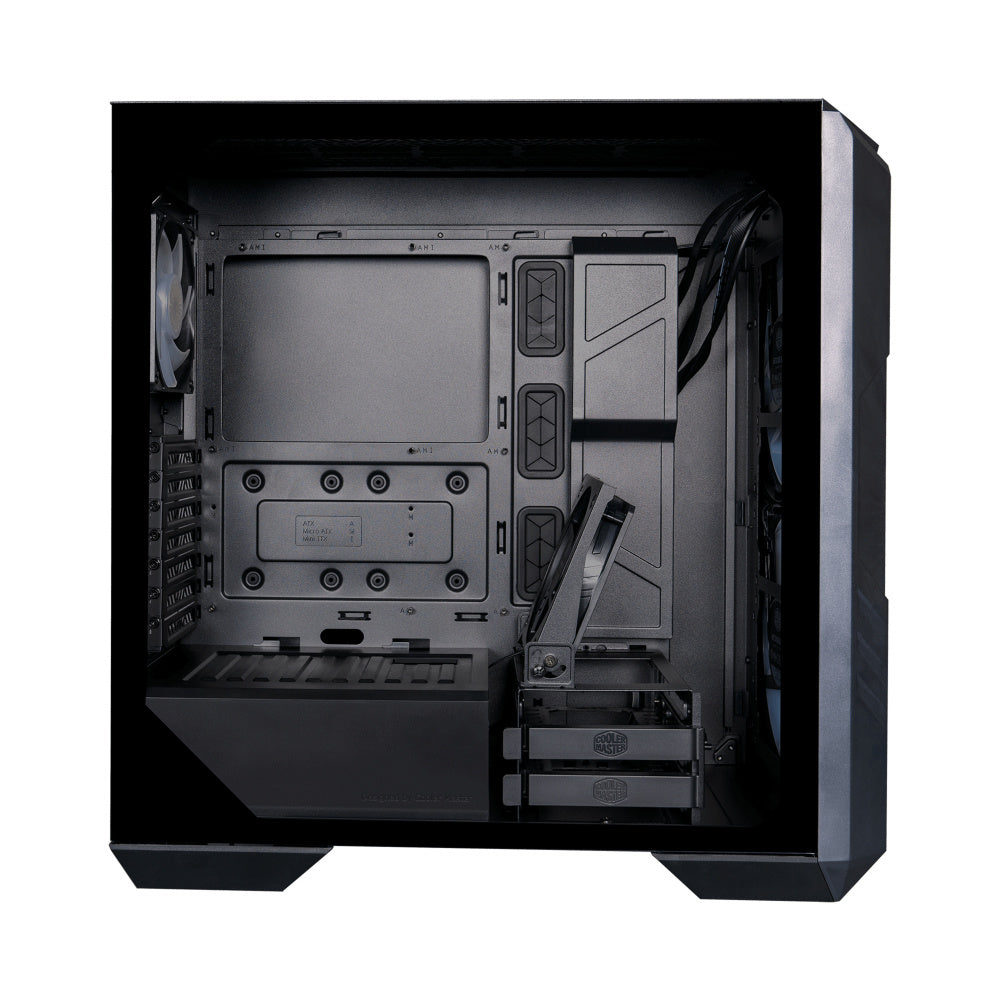 Gabinete Cooler Master Masterbox Haf 500/ Negro/midi Tower/micro-atx/ventana Argb.