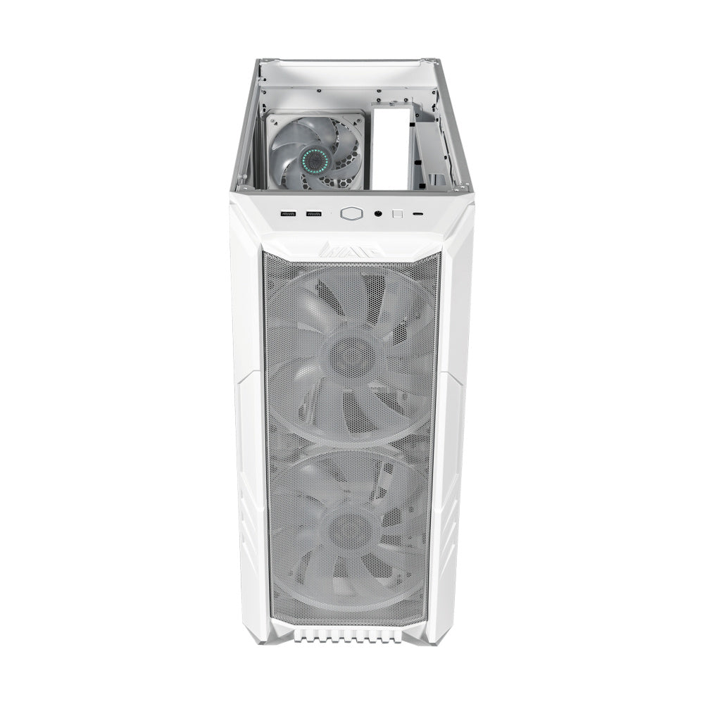 Gabinete Cooler Master Masterbox Haf 500/blanco/midi Tower/micro-atx/ventana Argb.