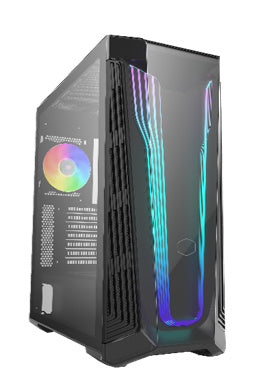 Gabinete Cooler Master Masterbox 540 Con Ventana Argb, Mid-tower, Mini Itx/micro Atx/atx/e-atx, Usb 3.2, Sin Fuente, Negro