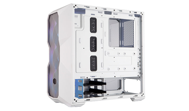 Gabinete Cooler Master Td500 Mesh/blanco/media Torre/itx/atx/ssi Ceb/eatx/cristal Templado/argb/gamer