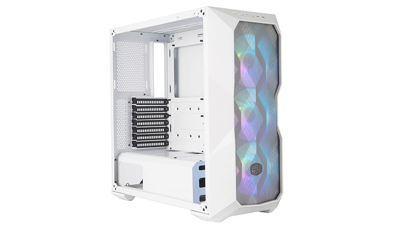 Gabinete Cooler Master Td500 Mesh/blanco/media Torre/itx/atx/ssi Ceb/eatx/cristal Templado/argb/gamer