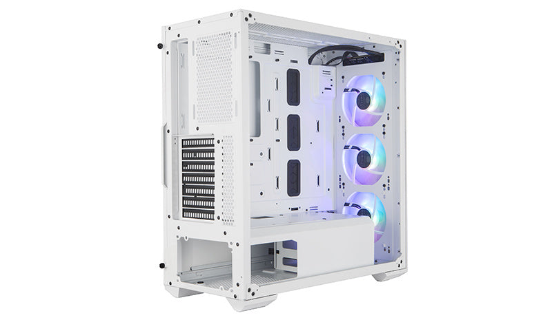 Gabinete Cooler Master Td500 Mesh/blanco/media Torre/itx/atx/ssi Ceb/eatx/cristal Templado/argb/gamer
