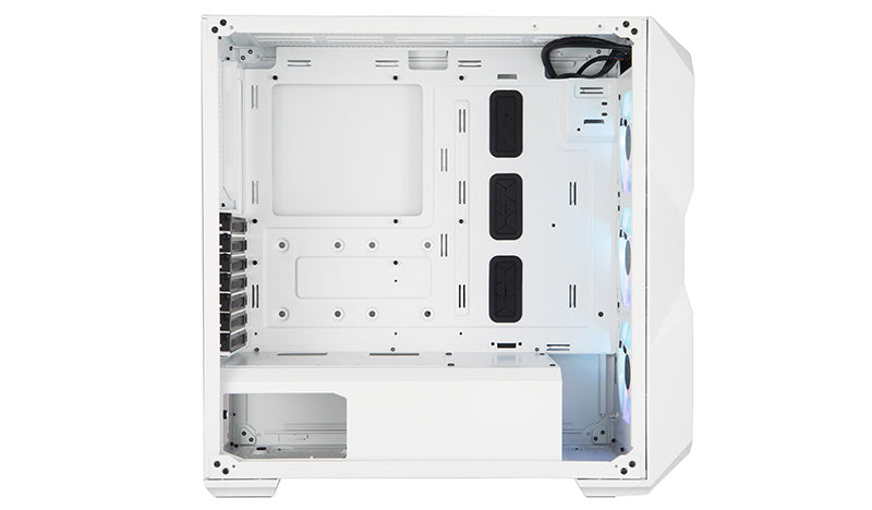 Gabinete Cooler Master Td500 Mesh/blanco/media Torre/itx/atx/ssi Ceb/eatx/cristal Templado/argb/gamer