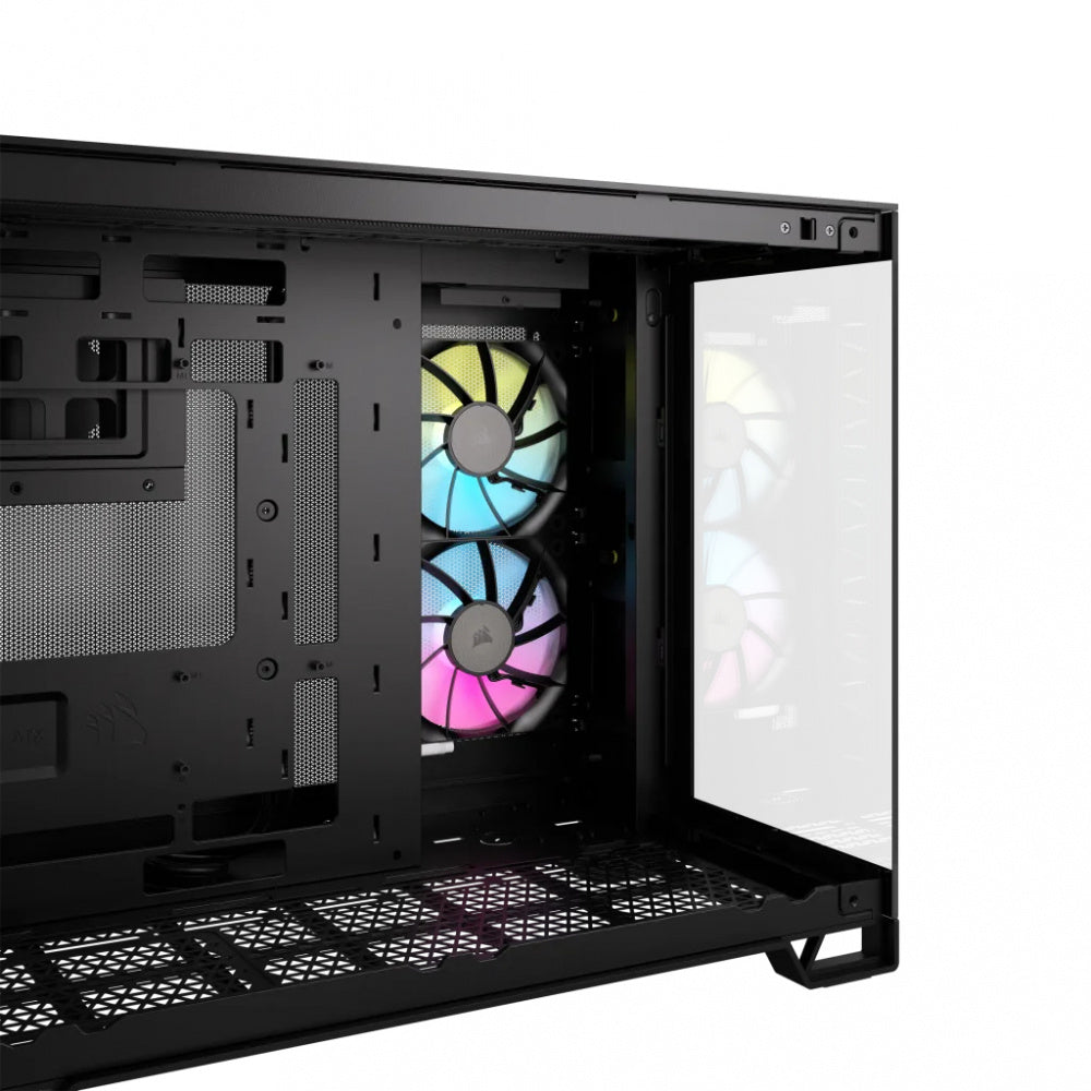 Gabinete Corsair 2500x Link/ Negro/semi- Torre/ Micro-atx Mitx /cristal Templado/gamer/ Cc-9011267-ww