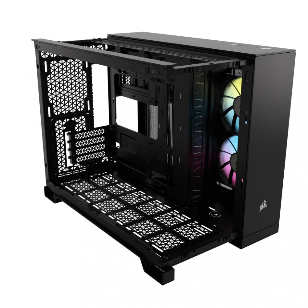 Gabinete Corsair 2500x Link/ Negro/semi- Torre/ Micro-atx Mitx /cristal Templado/gamer/ Cc-9011267-ww