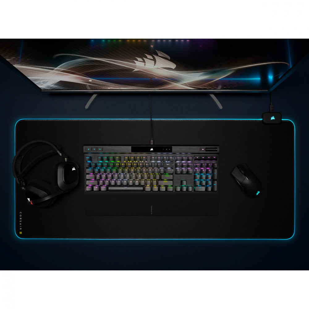 Teclado Corsair K70 Rgb Pro/Óptico-mecÁnico/led Rgb Retroiluminado/corsair Opx/negro/teclas Pbt Negras/ (ch-910941a-na)