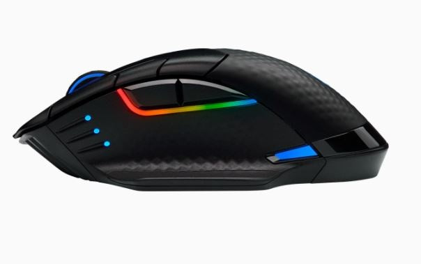 Mouse Corsair Dark Core Rgb Pro / Gaming / Inalambrico / Rgb / Led / Optico / Color Negro / 18,000 Dpi / Color Negro / Gaming / (ch-9315411-na)