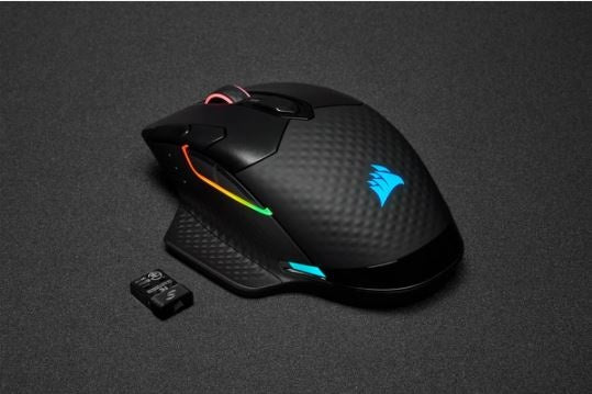 Mouse Corsair Dark Core Rgb Pro / Gaming / Inalambrico / Rgb / Led / Optico / Color Negro / 18,000 Dpi / Color Negro / Gaming / (ch-9315411-na)