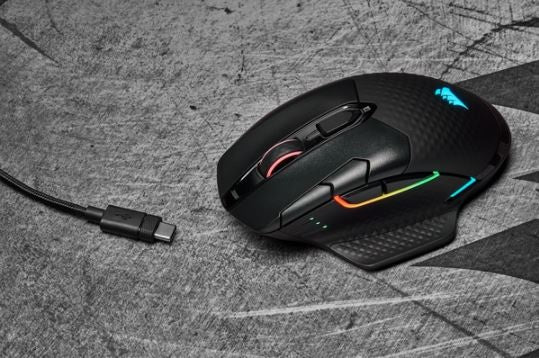 Mouse Corsair Dark Core Rgb Pro / Gaming / Inalambrico / Rgb / Led / Optico / Color Negro / 18,000 Dpi / Color Negro / Gaming / (ch-9315411-na)