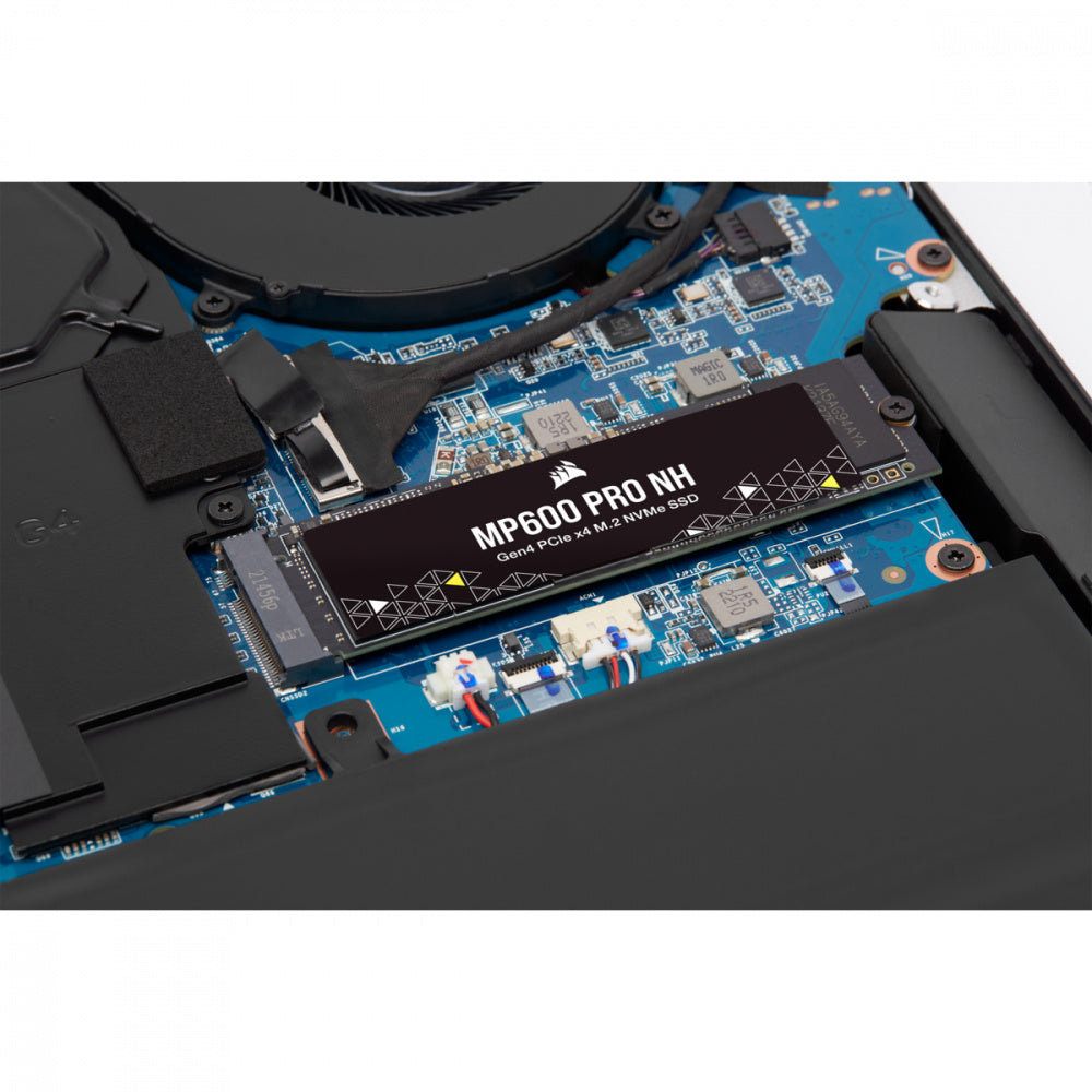 Unidad De Estado Solido Interno Corsair Mp600 Pro Nh 4tb M.2 2280 Nvme Pcie Gen 4x4 Lectura 7000mb/s Escrit 6500mb/s Sin Disipador (cssd-f4000gbmp600pnh)